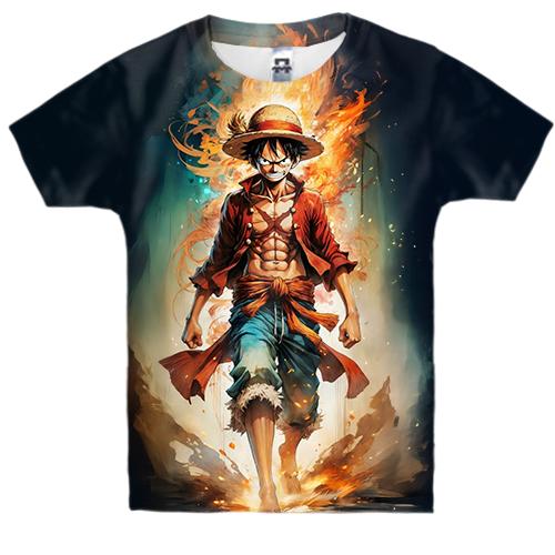 Дитяча 3D футболка Луффі - One Piece (2)