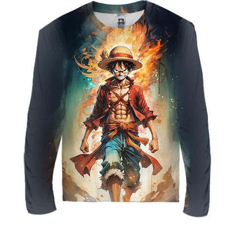 Дитячий 3D лонгслів Луффі - One Piece (2)