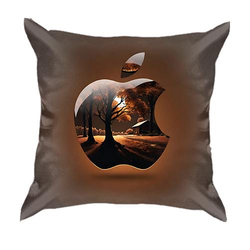 3D подушка Apple (Brown)