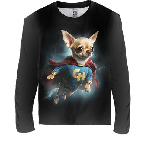 Детский 3D лонгслив Super Чихуахуа