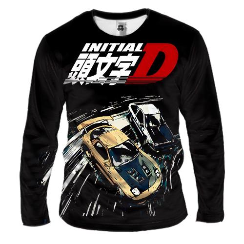 Чоловічий 3D лонгслів Initial D