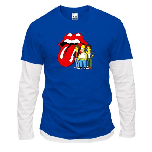 Комбінований лонгслів Rolling Stones (Simpsons)