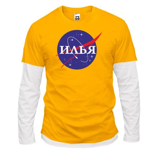 Лонгслив комби  Илья (NASA Style)