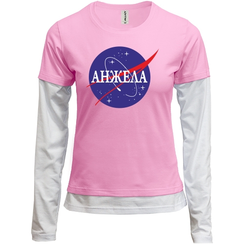 Жіночий лонгслів Комбі Анжела (NASA Style)