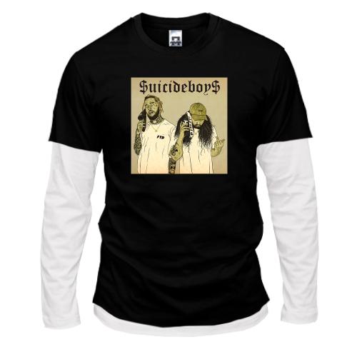 Комбінований лонгслів с Suicide boys (обложка альбому)