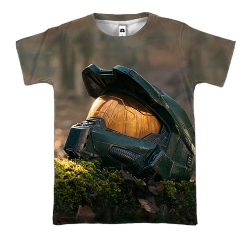 3D футболка Master Chief helmet