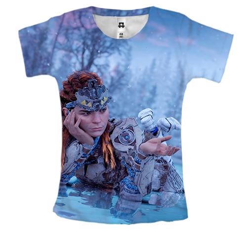 Женская 3D футболка Aloy - Horizon Forbidden West