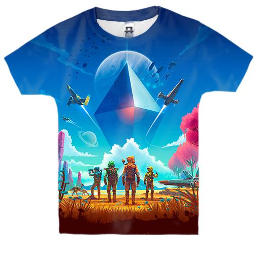 Дитяча 3D футболка No Man's Sky
