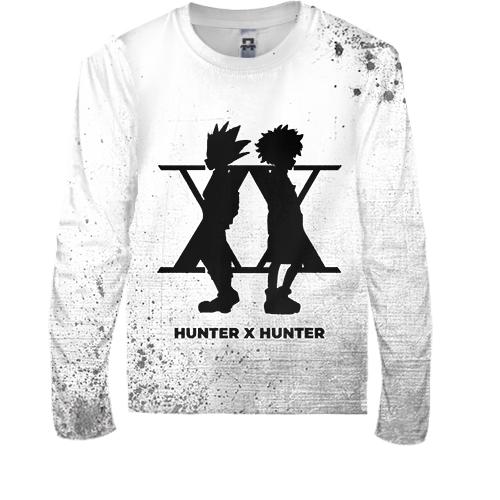 Детский 3D лонгслив Hunter X Hunter - силуэт героев