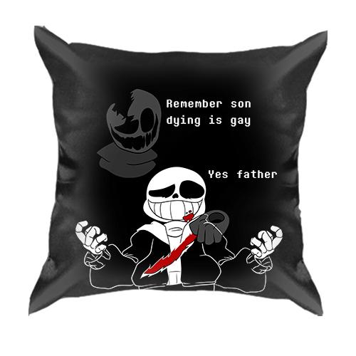 3D подушка Undertale - Remember son!