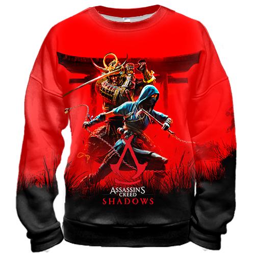 3D свитшот Assassin's Creed - Shadows (red)
