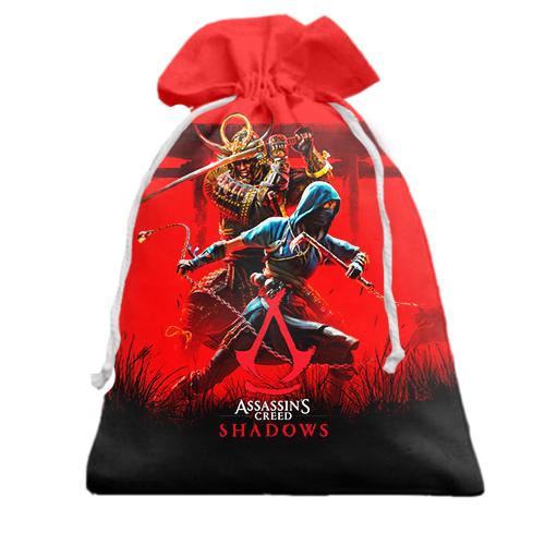3D Подарочный мешочек Assassin's Creed - Shadows (red)