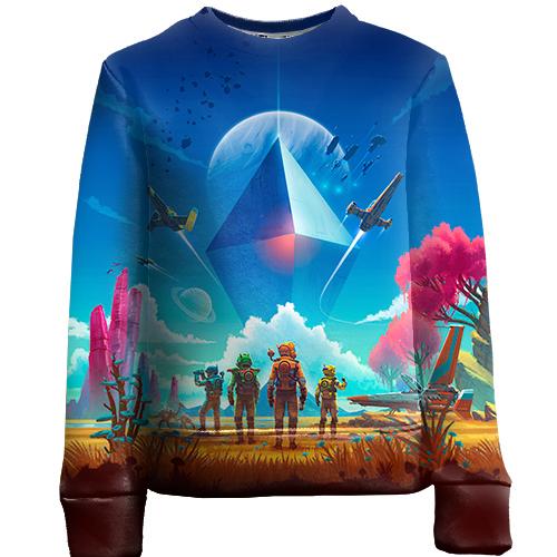 Детский 3D свитшот No Man's Sky