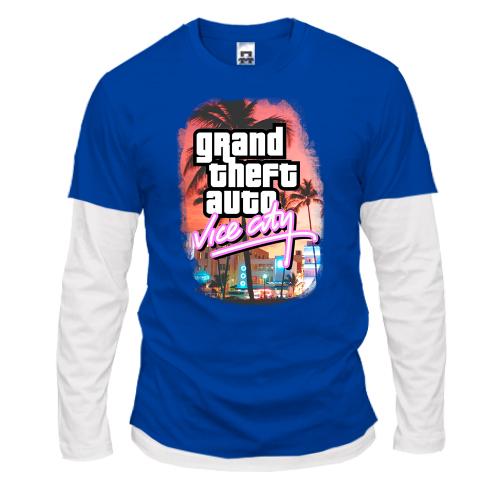 Комбинированный лонгслив GTA - Vice city