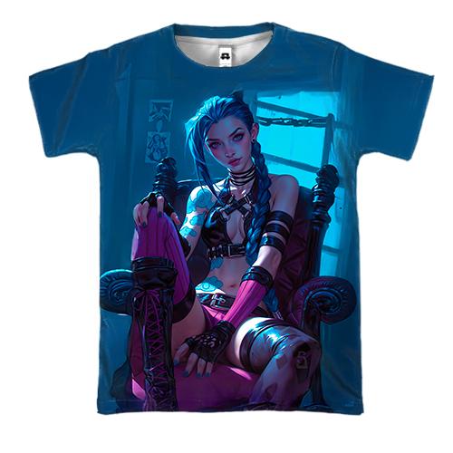 3D футболка JINX - LoL