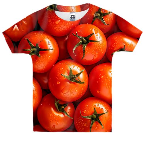 Детская 3D футболка с томатами