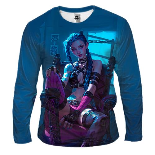 Чоловічий 3D лонгслів JINX - LoL
