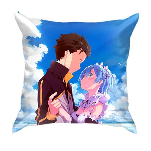 3D подушка Субару та Рем - Re:Zero