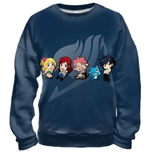 3D світшот Fairy Tail - Chibi Heroes