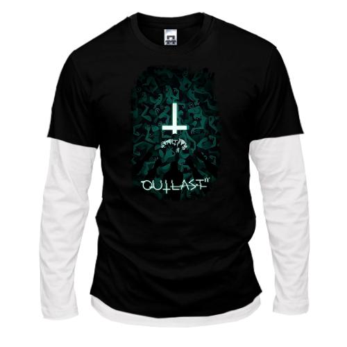 Комбінований лонгслів з постером гри Outlast