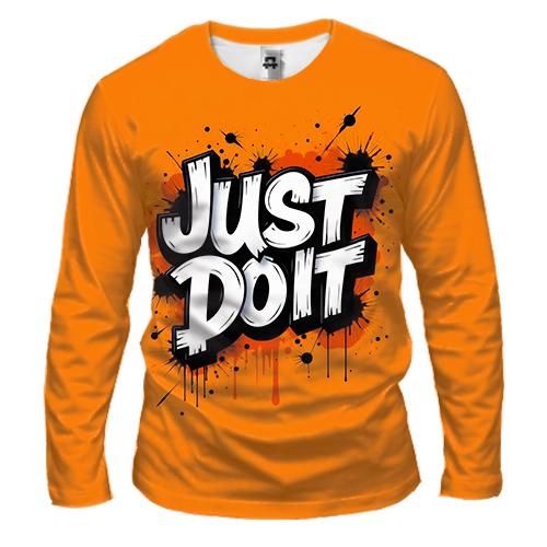 Мужской 3D лонгслив Just Do It