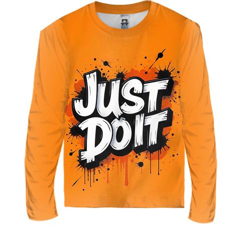Детский 3D лонгслив Just Do It
