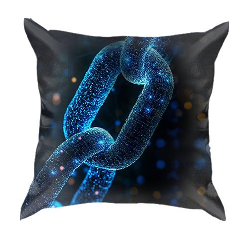 3D подушка Ледяная цепь