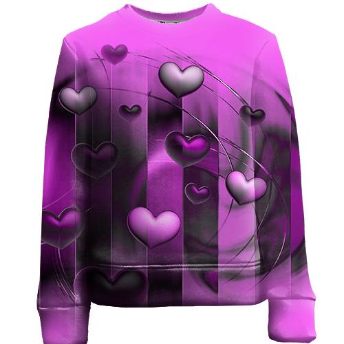 Дитячий 3D світшот Love Heart (2)