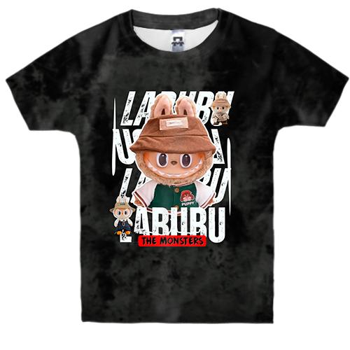 Дитяча 3D футболка Labubu - The Monsters