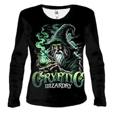 Женский 3D лонгслив Cryptic Wizardry