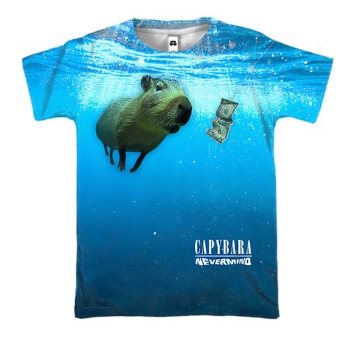 3D футболка Capibara - Nirvana