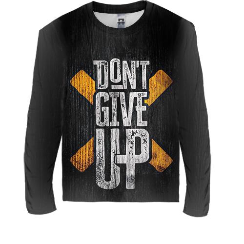 Дитячий 3D лонгслів Don`t Give Up