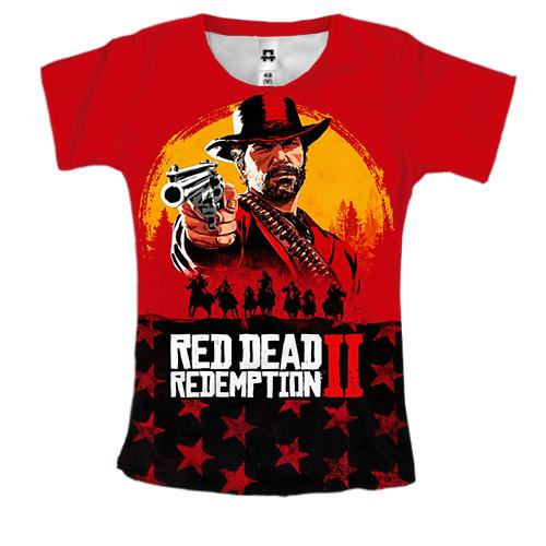 Женская 3D футболка Red Dead Redemption 2 (2)