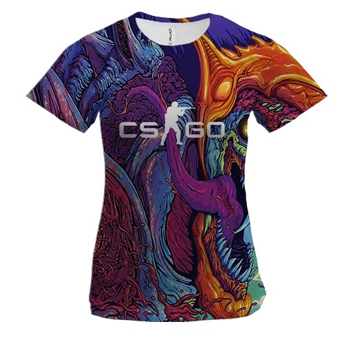 Жіноча 3D футболка CS GO