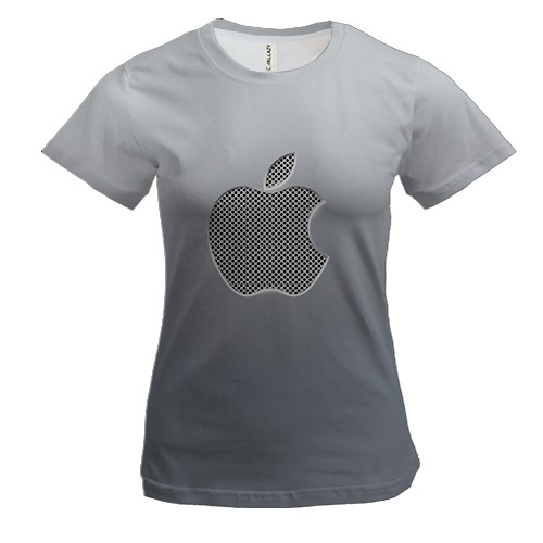 Женская 3D футболка Apple