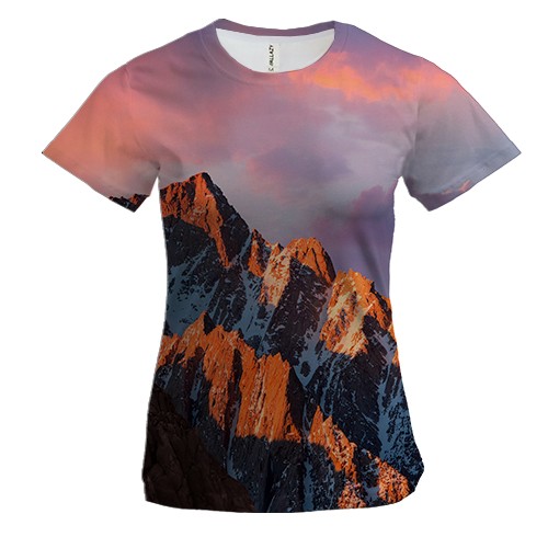 Жіноча 3D футболка MacOS Sierra