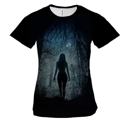 Женская 3D футболка The Witch (Ведьма)