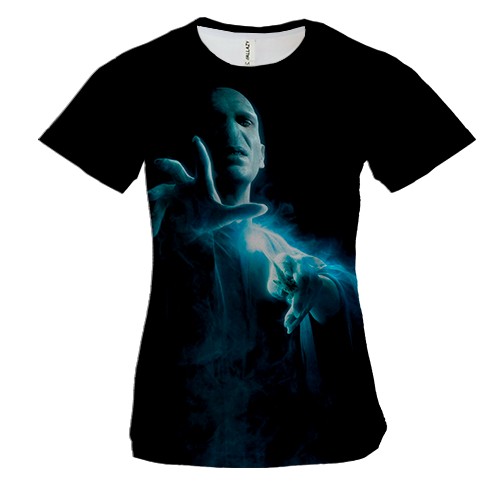 Жіноча 3D футболка Волан-де-Морт
