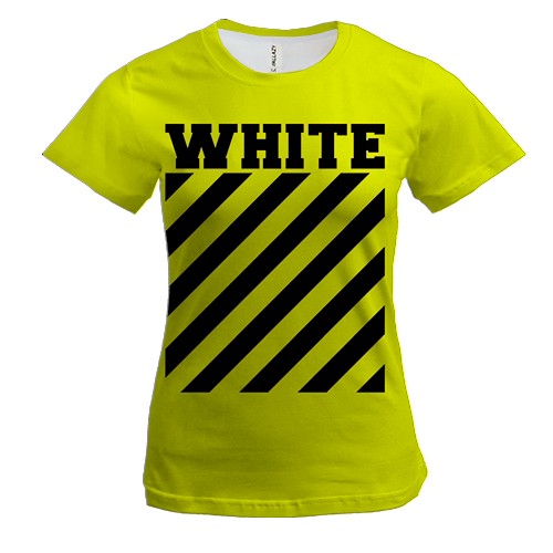 Женская 3D футболка Off white