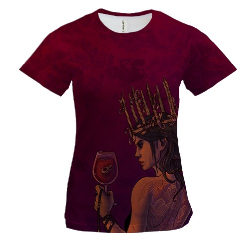 Женская 3D футболка со знаком зодиака Скорпион