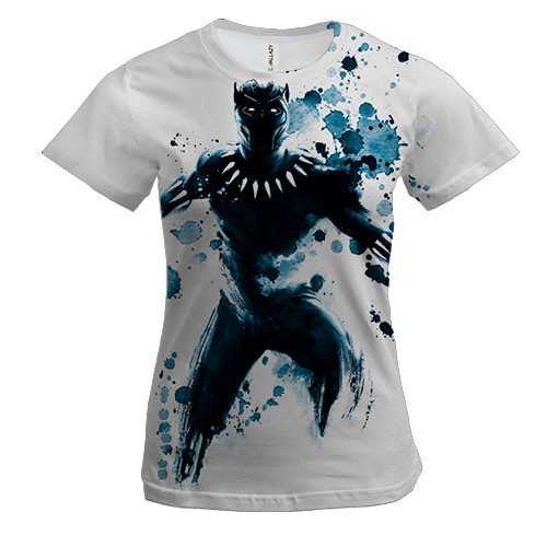 Жіноча 3D футболка Black Panther