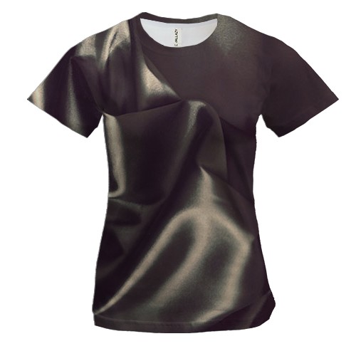 Женская 3D футболка с шелковой тканью