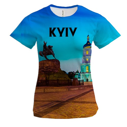 Жіноча 3D футболка Київ