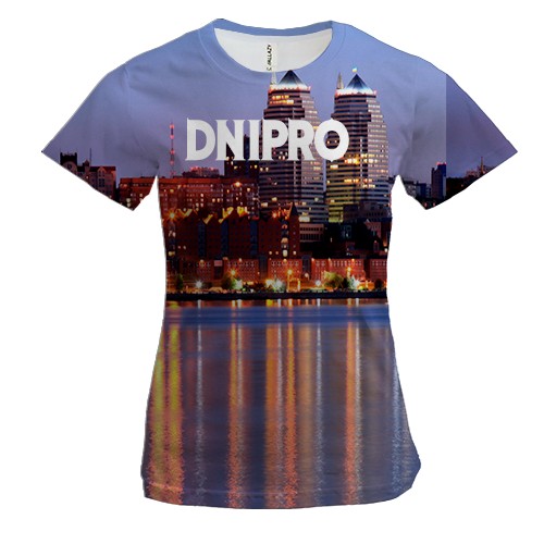 Жіноча 3D футболка Дніпро