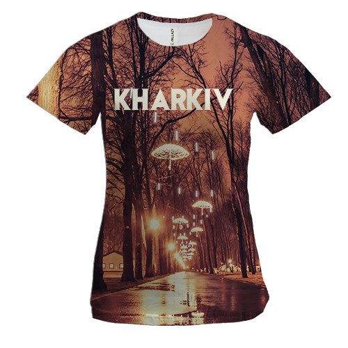 Женская 3D футболка Харьков