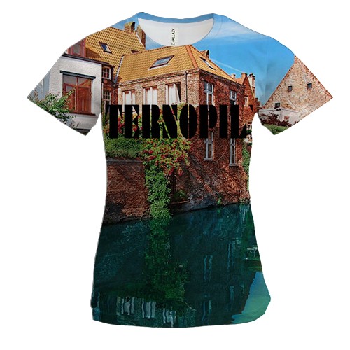 Женская 3D футболка Тернополь