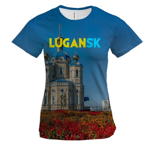 Жіноча 3D футболка Луганськ