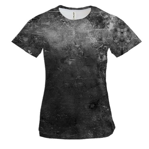 Женская 3D футболка с металлом