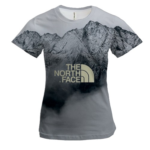 Женская 3D футболка "The North Face"