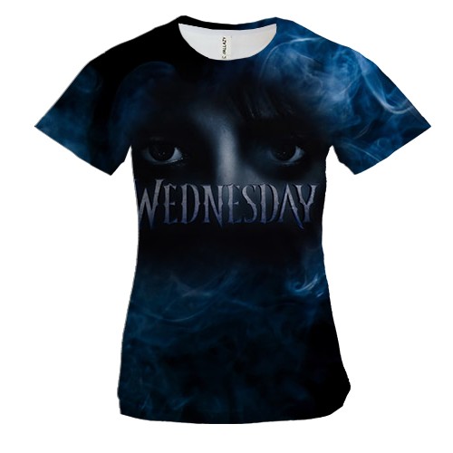 Жіноча 3D футболка Wednesday Smoke Арт